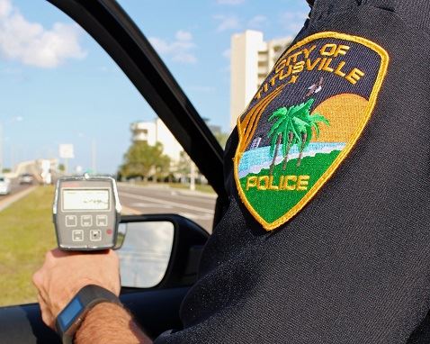 A Max Brewer in Use by an Officer