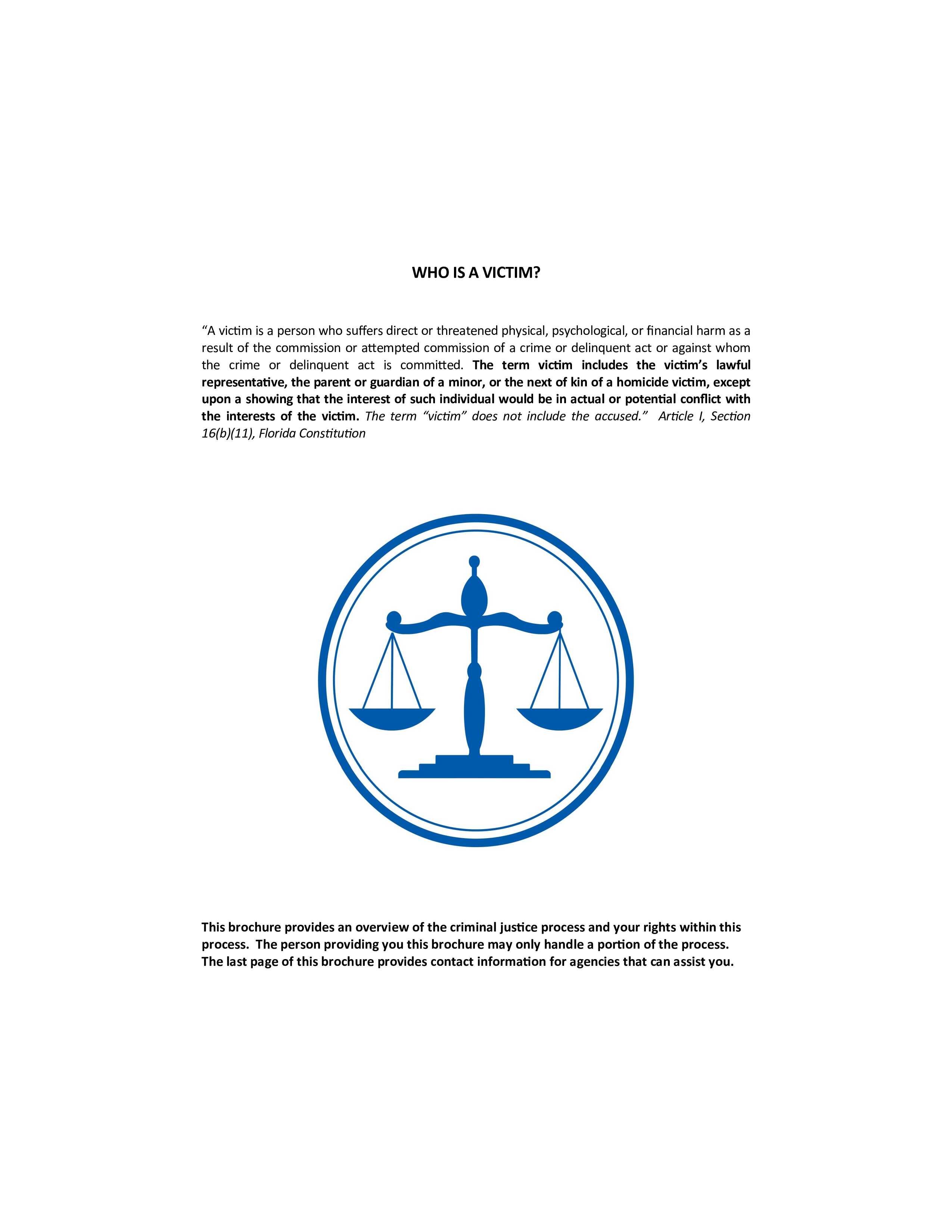 Victims Rights Brochure Page 2