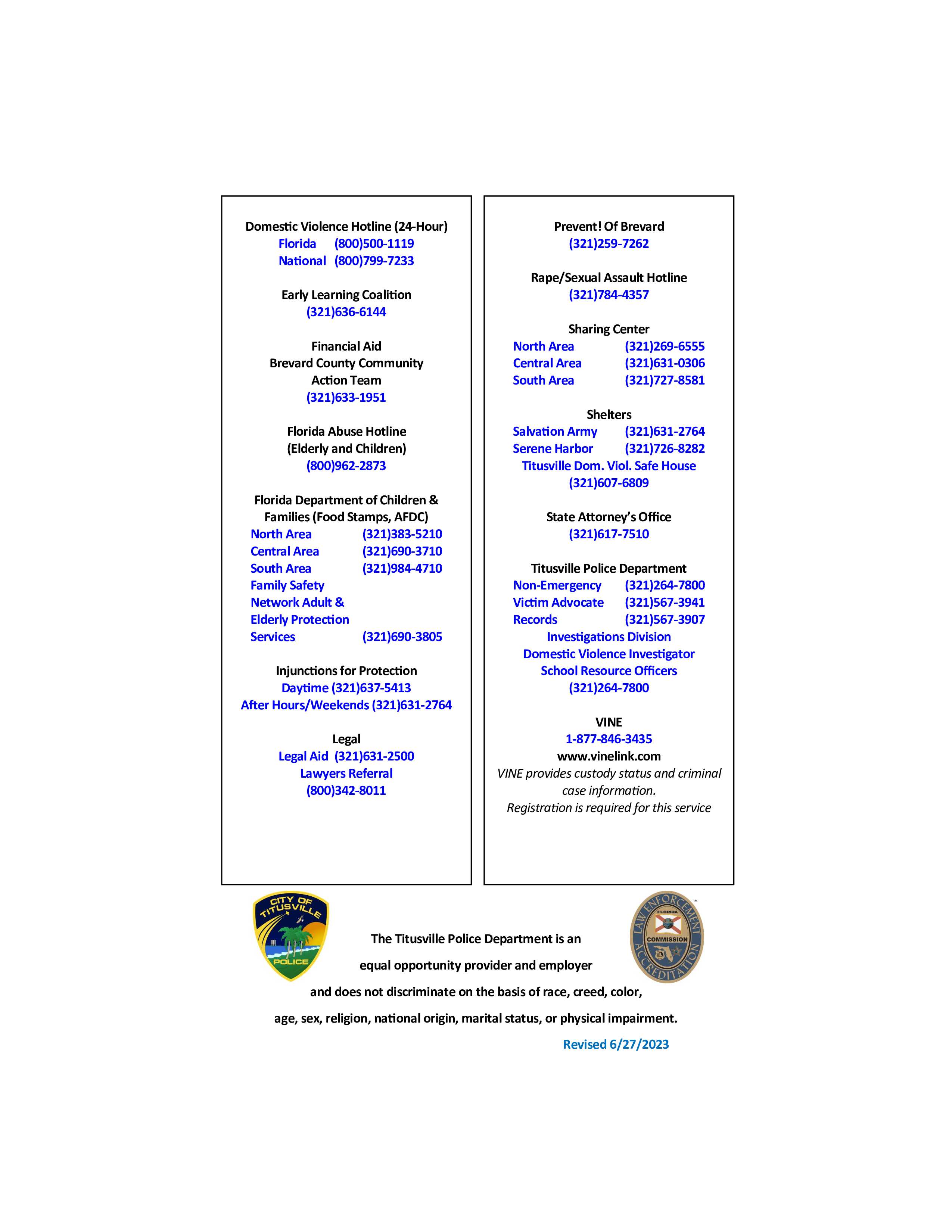 Victims Rights Brochure Page 12