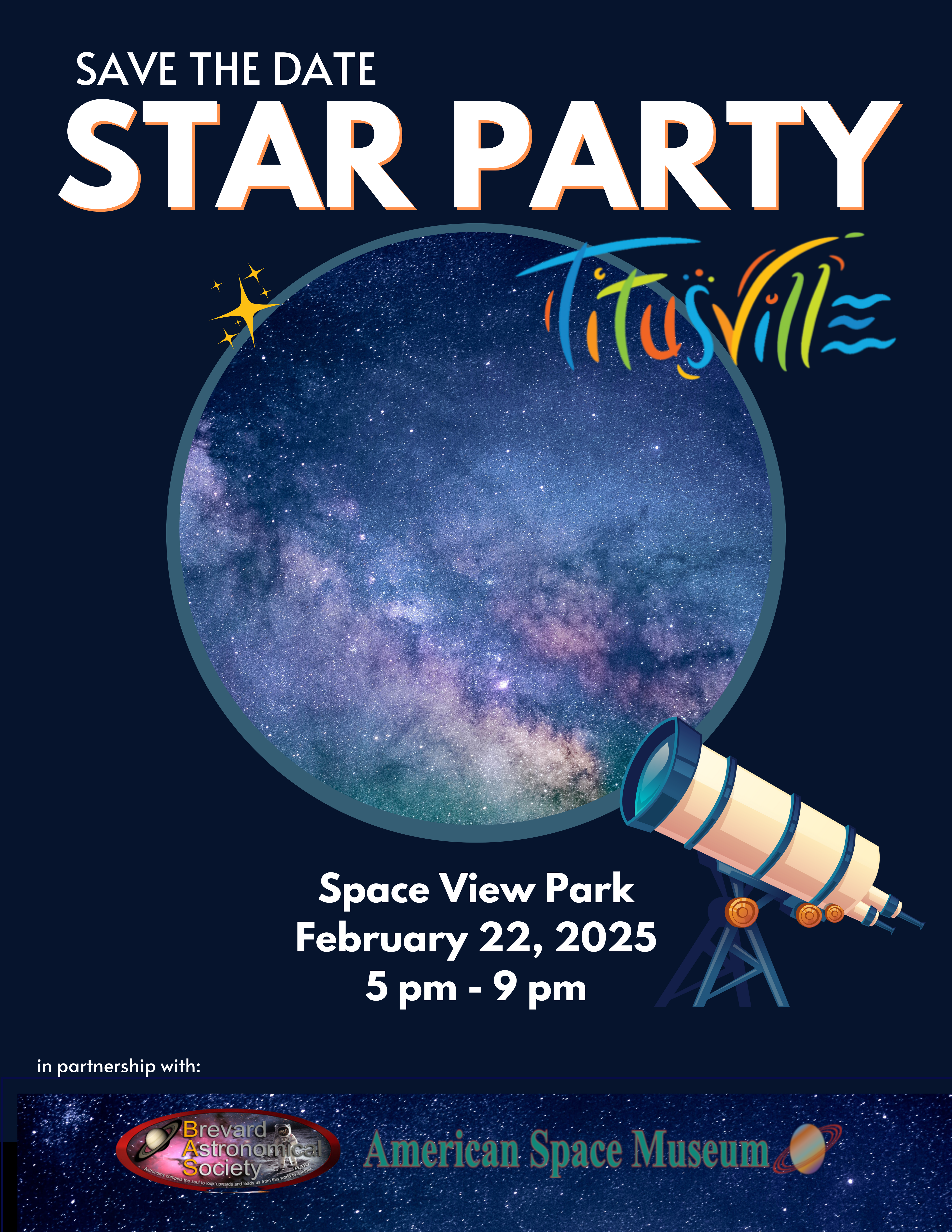 star party save the date