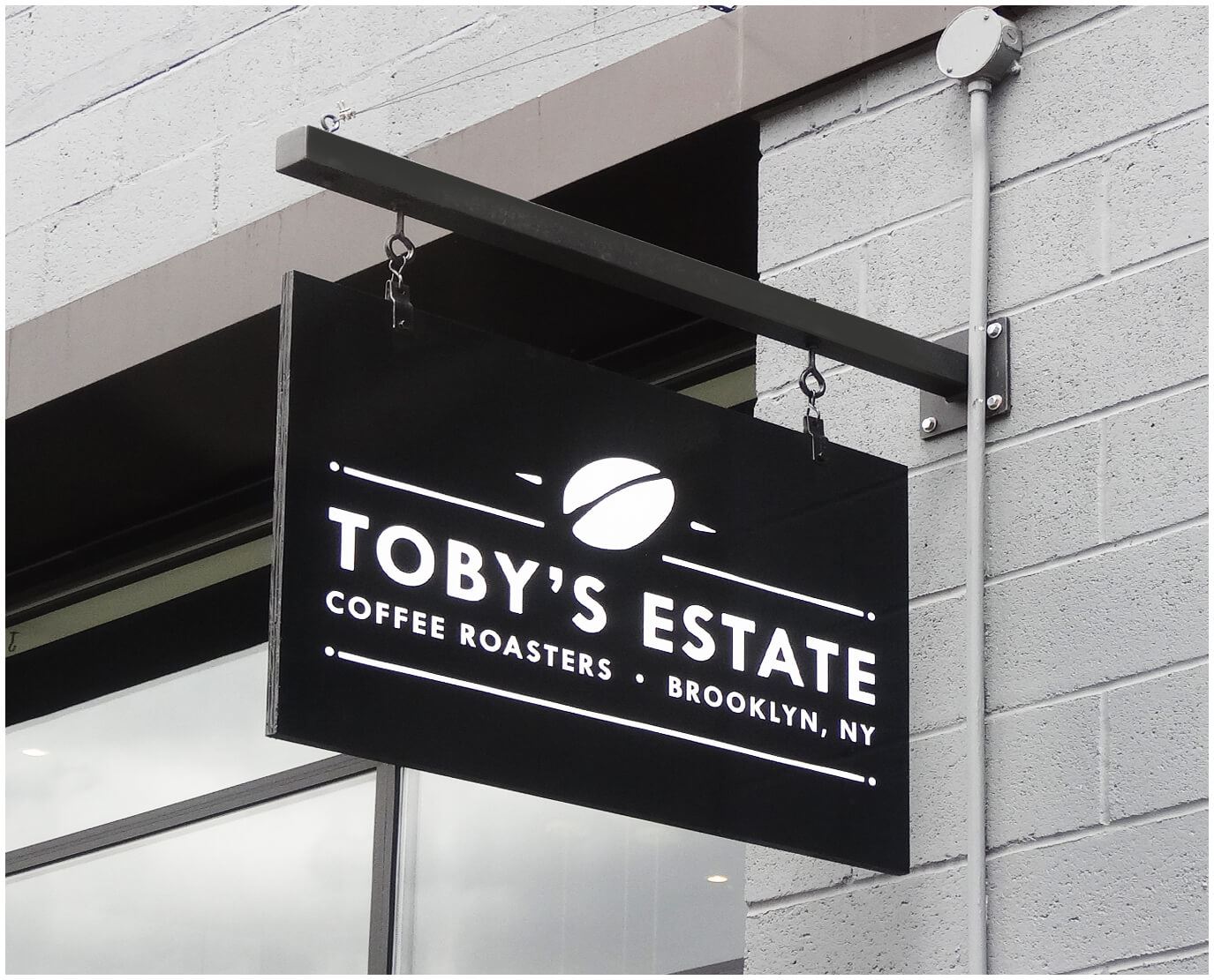 Toby's Estate Blade Sign