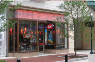 Jennys Blade and Window Sign