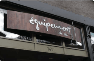 Equipment Wall Mounted Sign