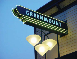 Greenmount Marquee Sign