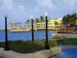 Sidewalk Along the Pier