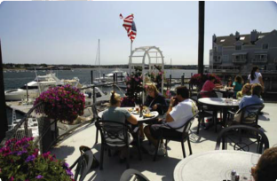 People Sitting on the Pier