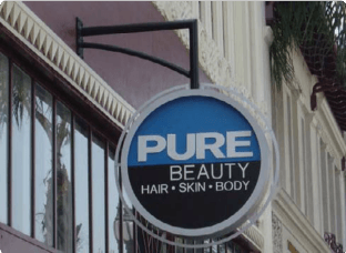 Pure Beuaty Blade Sign