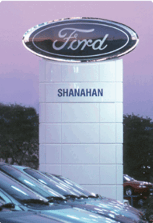 Shanahan Ford Monument Sign